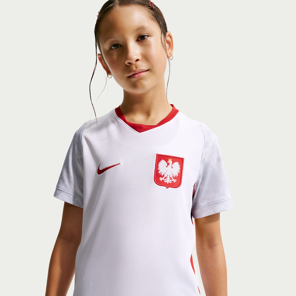 Poland 2026/27 Older Kids' Nike Dri-FIT Football Replica Shirt