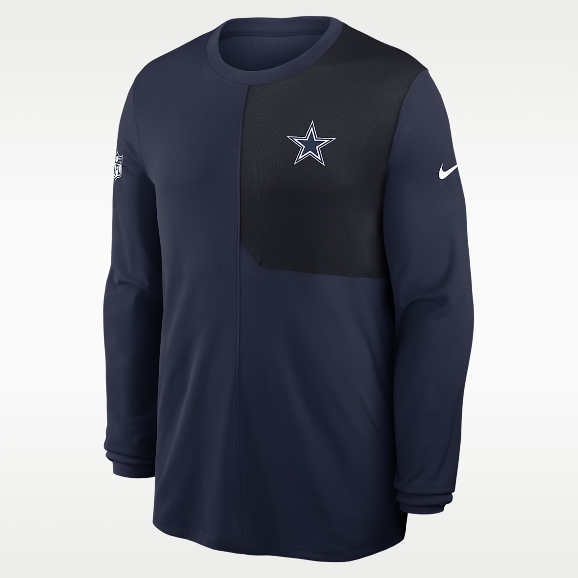 Dallas Cowboys Sideline Coach Men's Nike Dri-FIT NFL Long-Sleeve Top