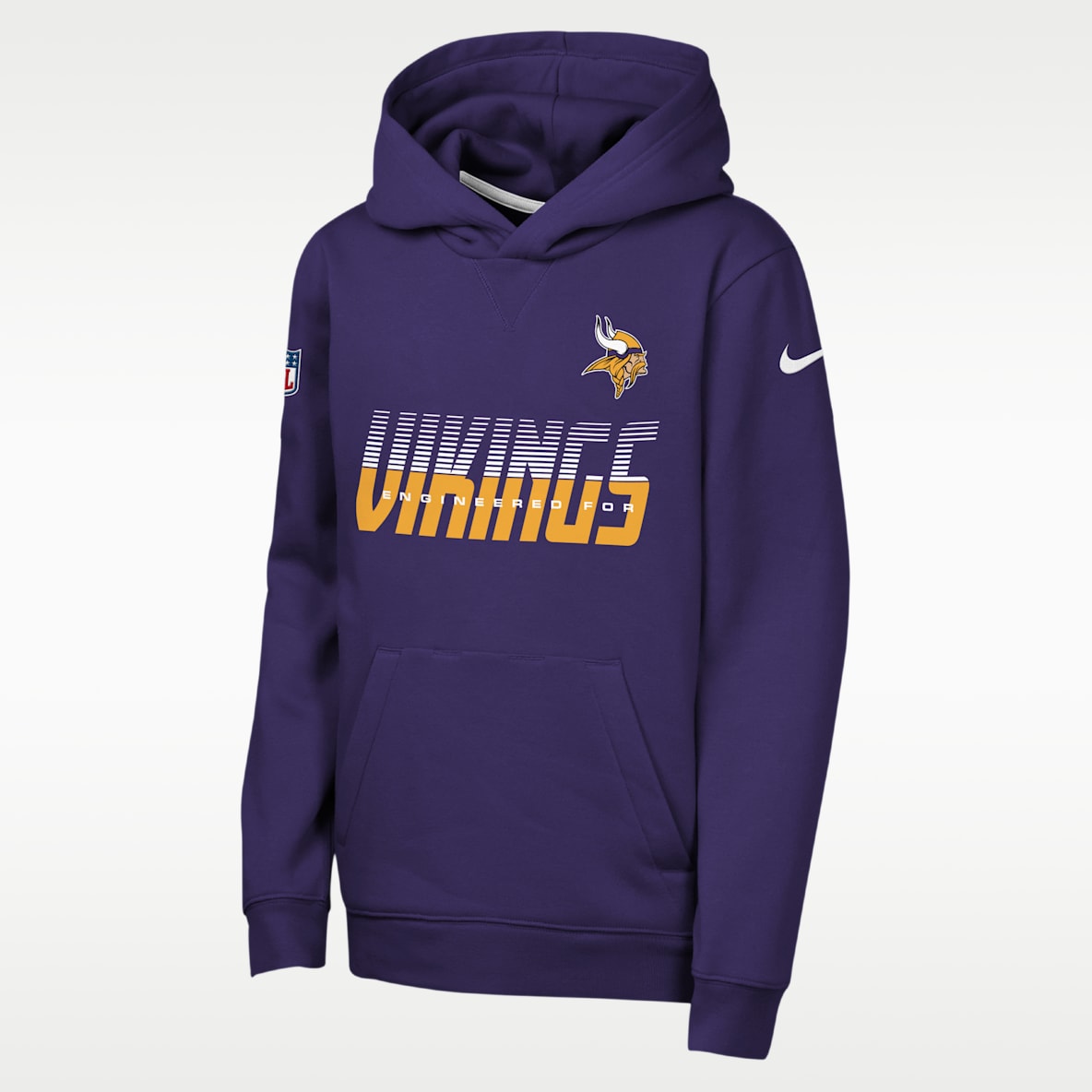 Minnesota Vikings Sideline Big Kids' Nike NFL Pullover Hoodie