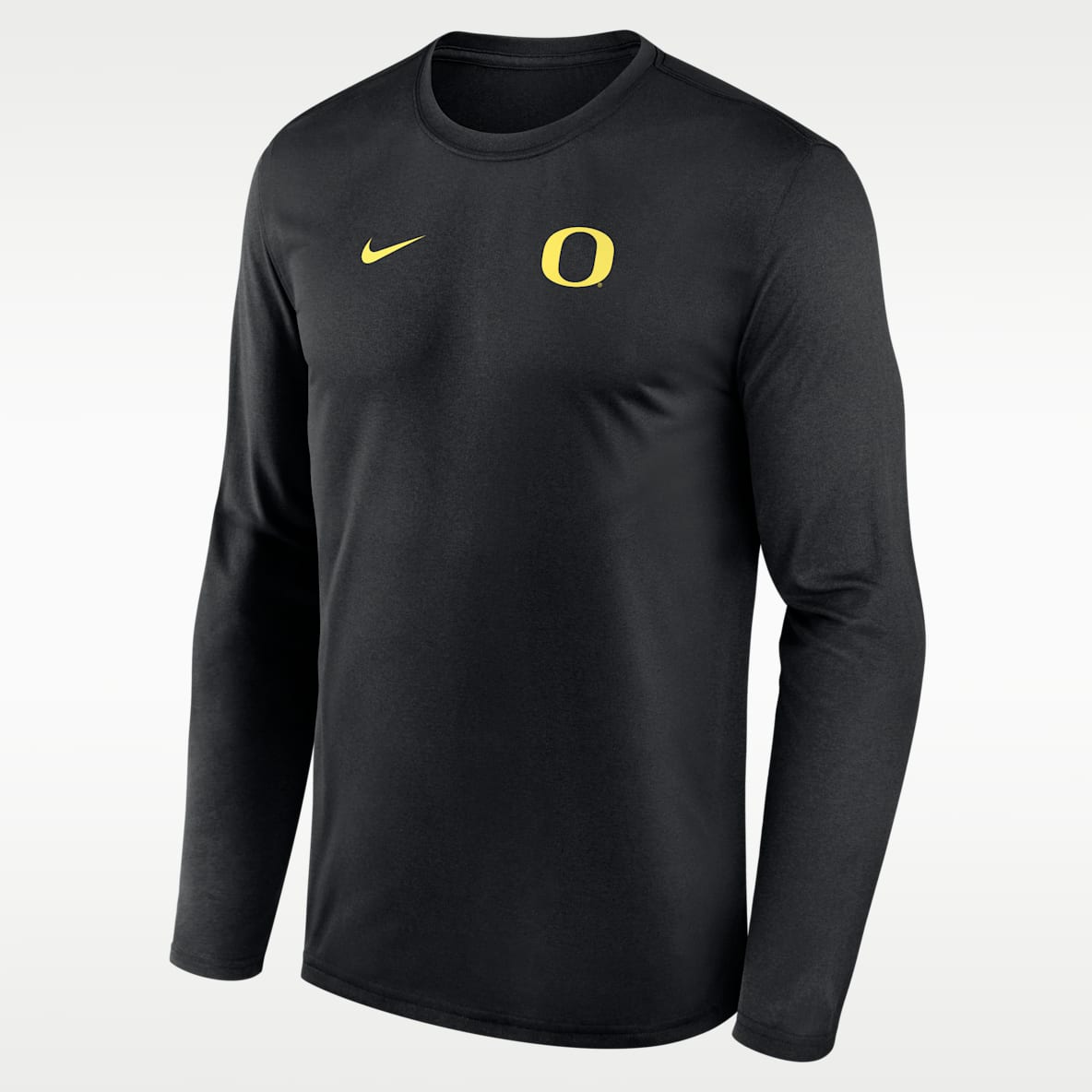 Oregon Sideline Legend Small Logo Men's Nike Dri-FIT College Long-Sleeve T-Shirt
