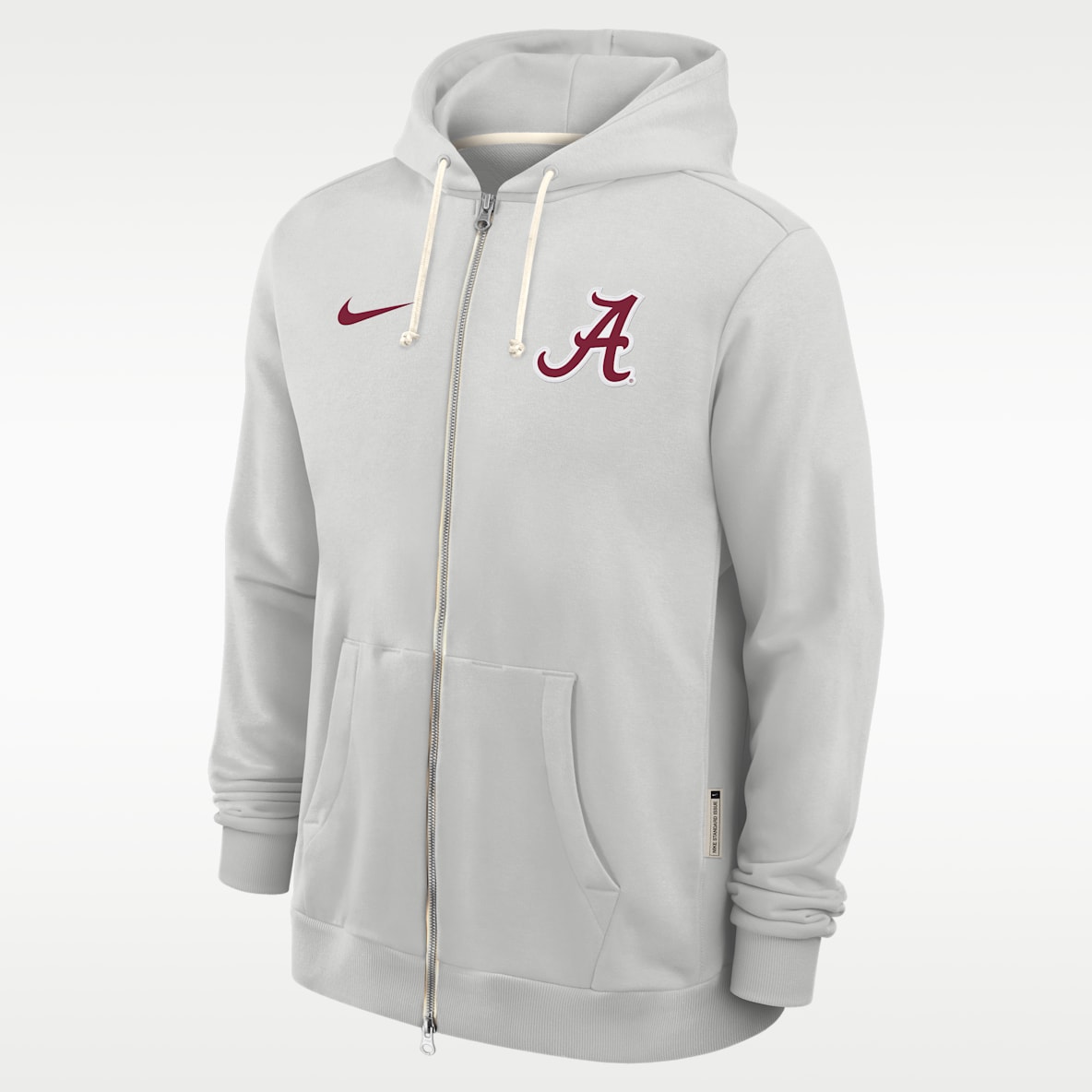 Alabama Sideline Sudadera con gorro universitaria Nike Dri-FIT de cierre completo para hombre