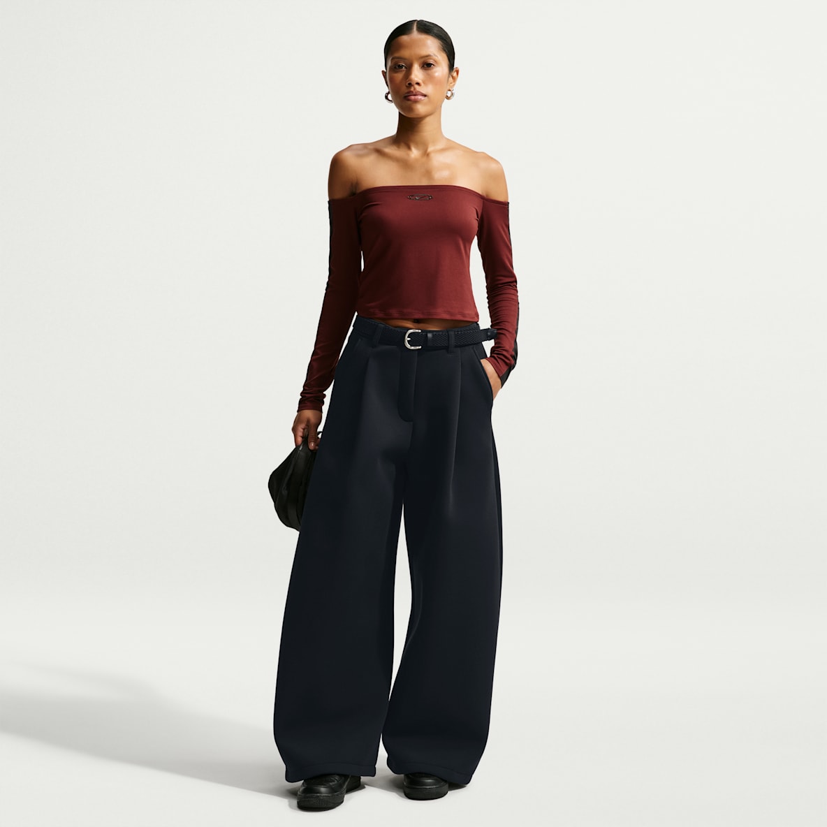 Nike Article Fleece Women's Oversized Mid-Rise Wide-Leg Trousers