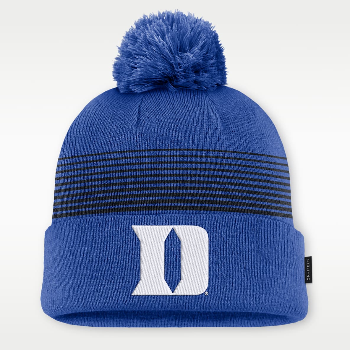 Duke Sideline Peak Men's Nike College Cuffed Pom Beanie