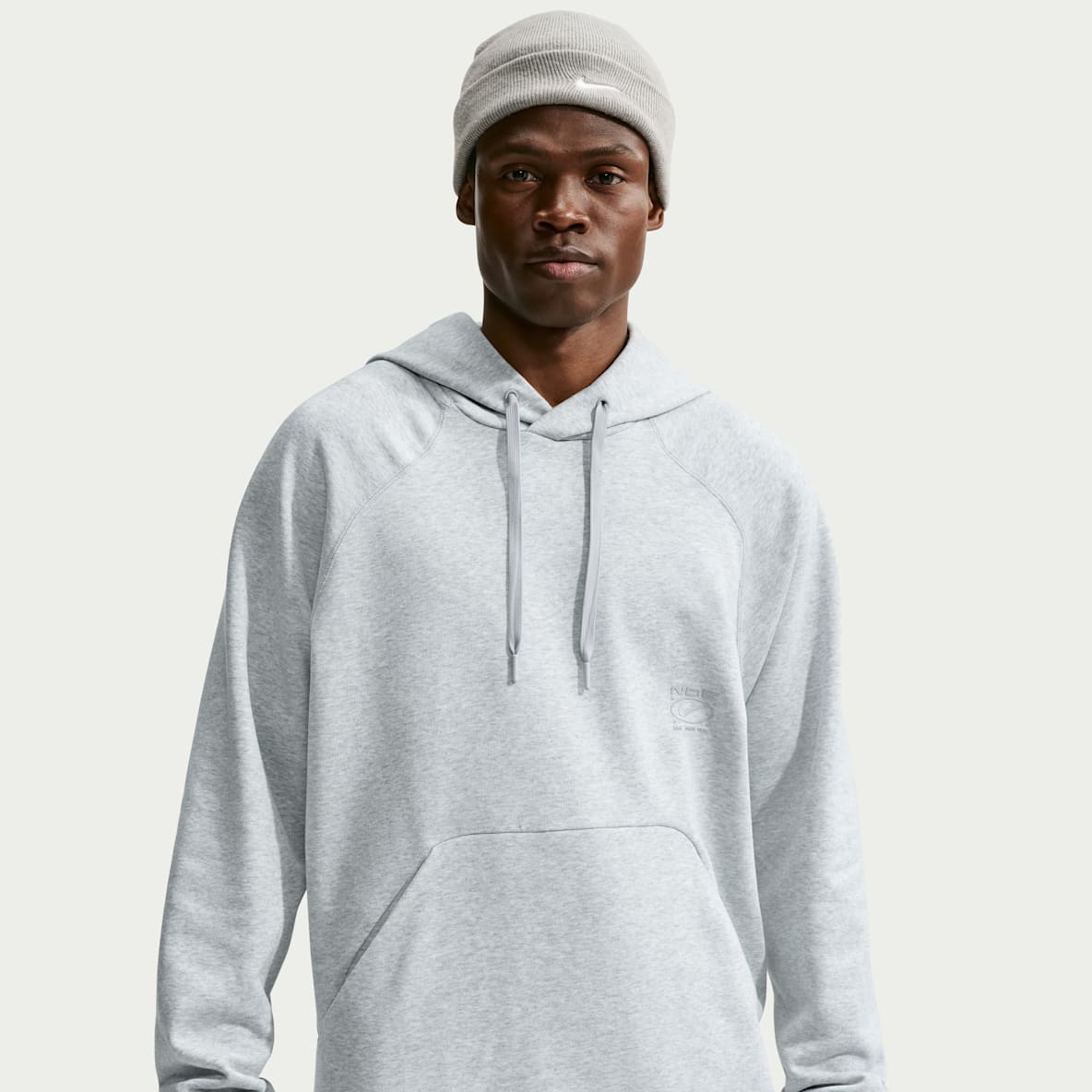Nike N.A.C. Träningshuvtröja i fleece i oversize-modell Dri-FIT för män
