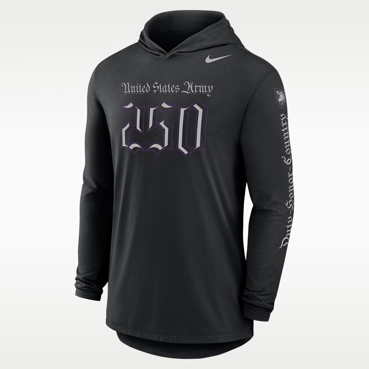 Army Rivalry Men's Nike Dri-FIT College Long-Sleeve Hooded T-Shirt