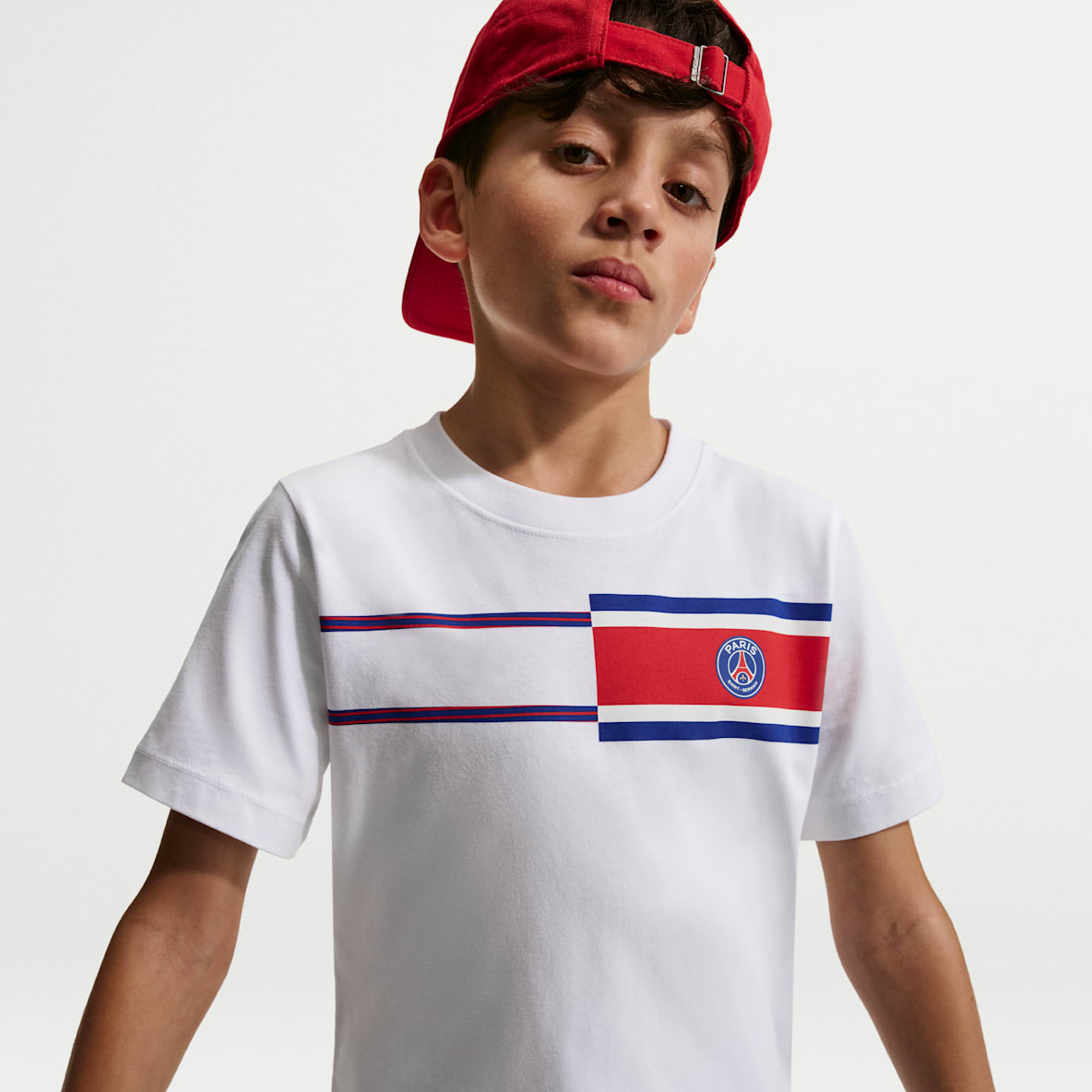Paris Saint-Germain Club Nike Soccer póló nagyobb gyerekeknek