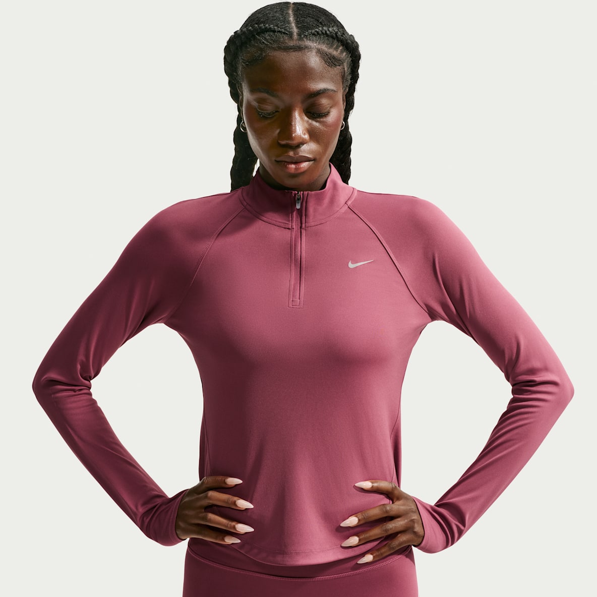 Nike Tempo Damska koszulka do biegania z zamkiem 1/4 Dri-FIT