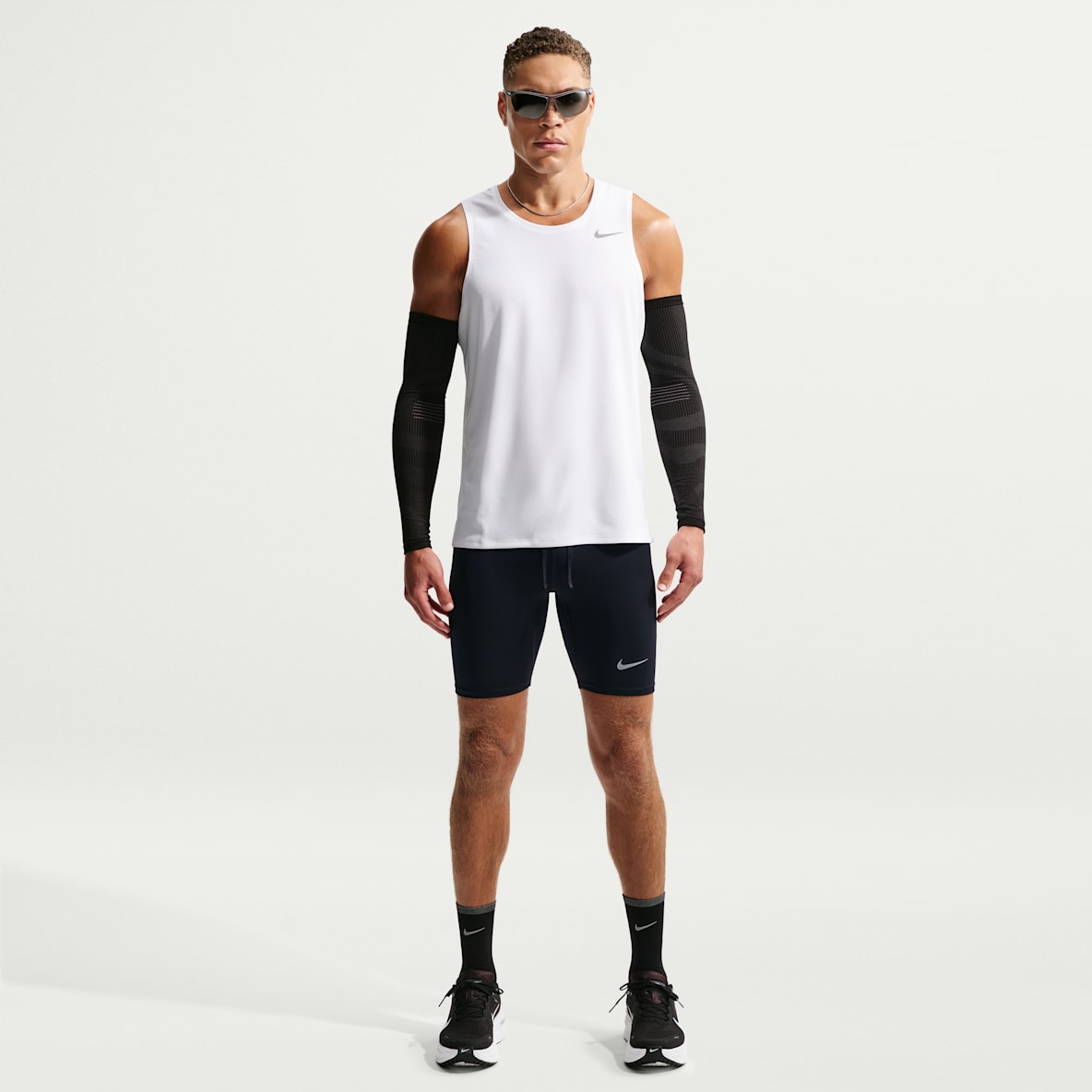 Nike Fast Men's Dri-FIT Brief-Lined Running 1/2-Length Tights