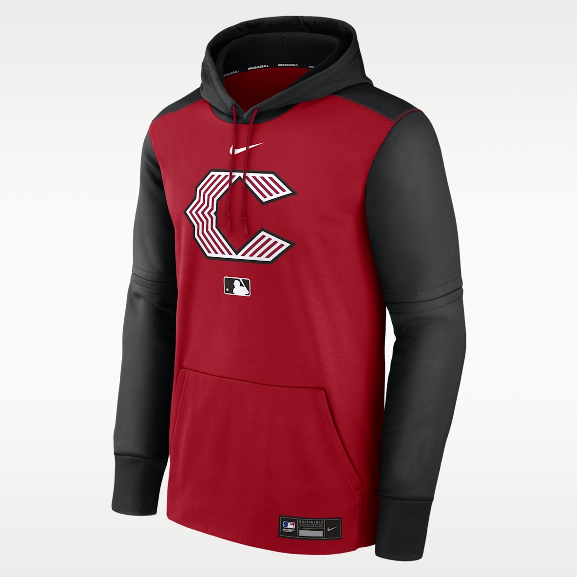 Cincinnati Reds Authentic Collection City Connect Men's Nike Therma MLB Pullover Hoodie