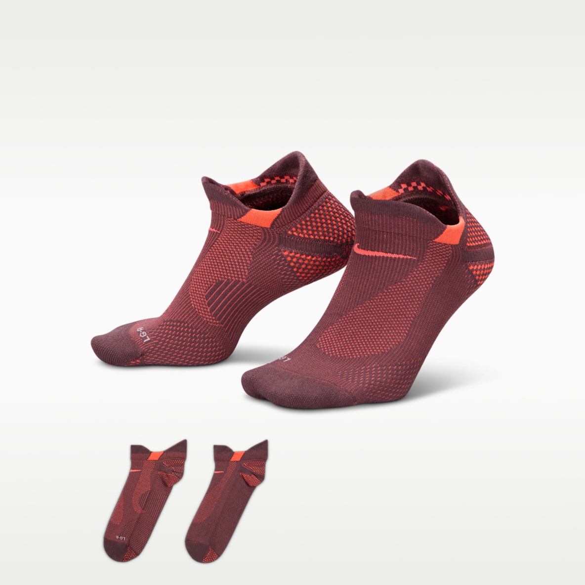 Nike Running Lightweight No-Show-strømper (1 par)