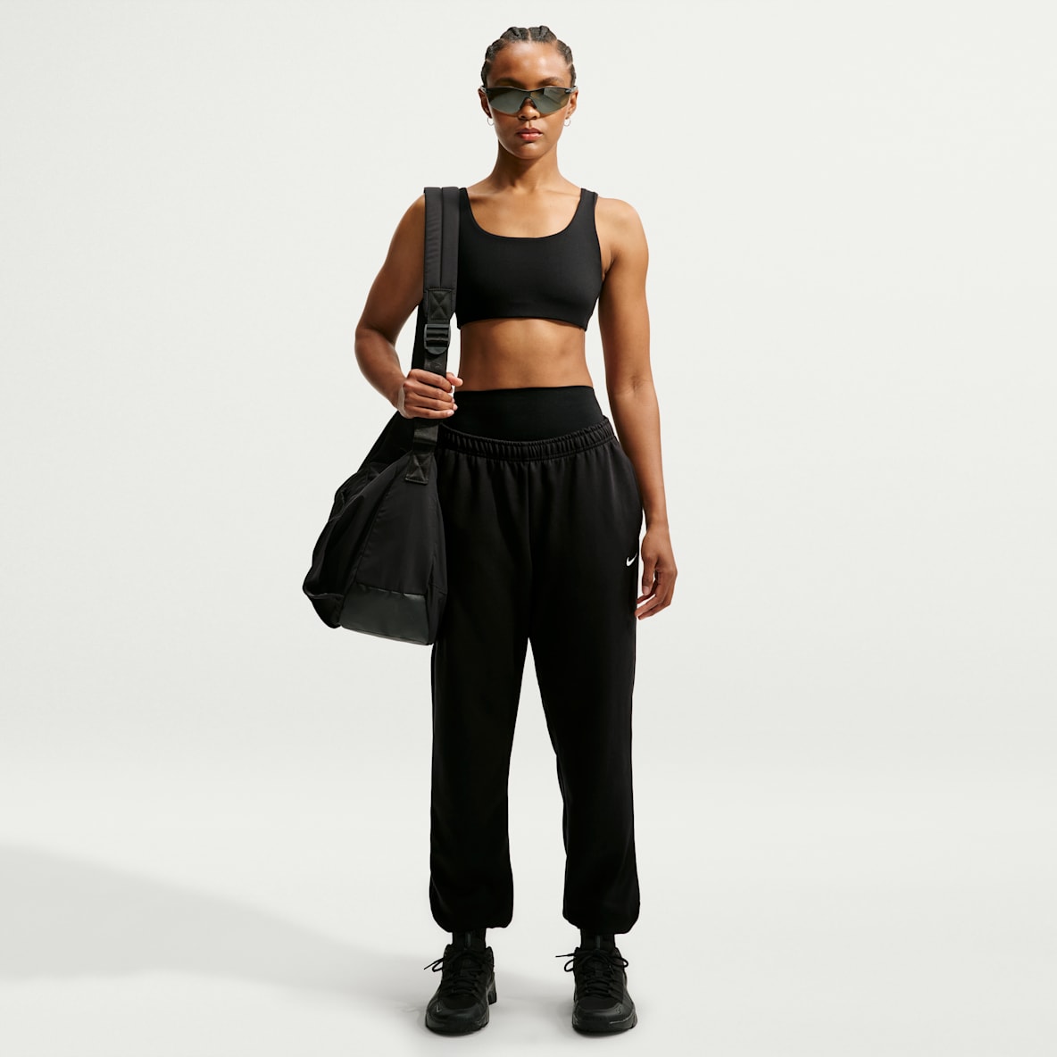 Nike Studio Fleece Sport Women's Dri-FIT Mid-Rise Pants