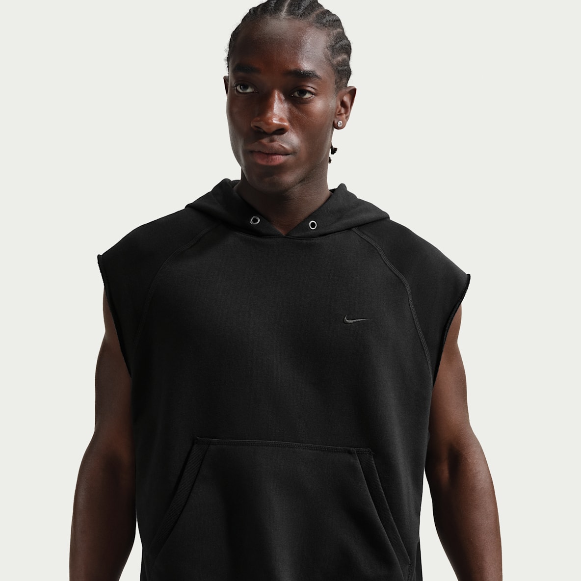Nike N.A.C. Men's Dri-FIT Fleece Sleeveless Training Hoodie