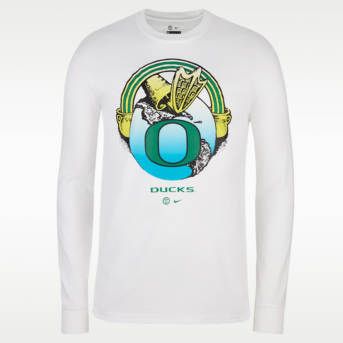 Nike "Duckin' to Eugene" Men's Long-Sleeve Cotton T-Shirt