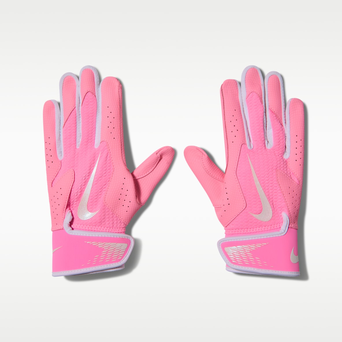 Nike Hyperdiamond 4.0 Guantes de bateo de softbol para niños talla grande (1 par)