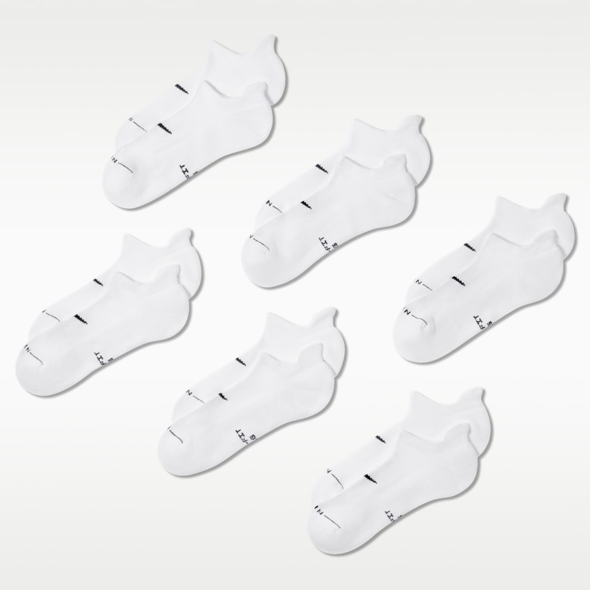 Nike Everyday Elevated No-Show Socks (6 Pairs)