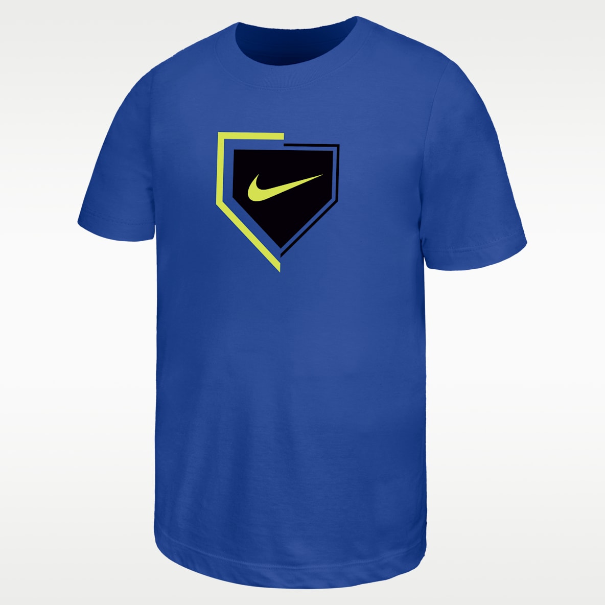 Nike Swoosh logo Big Kids' Baseball Cotton T-Shirt