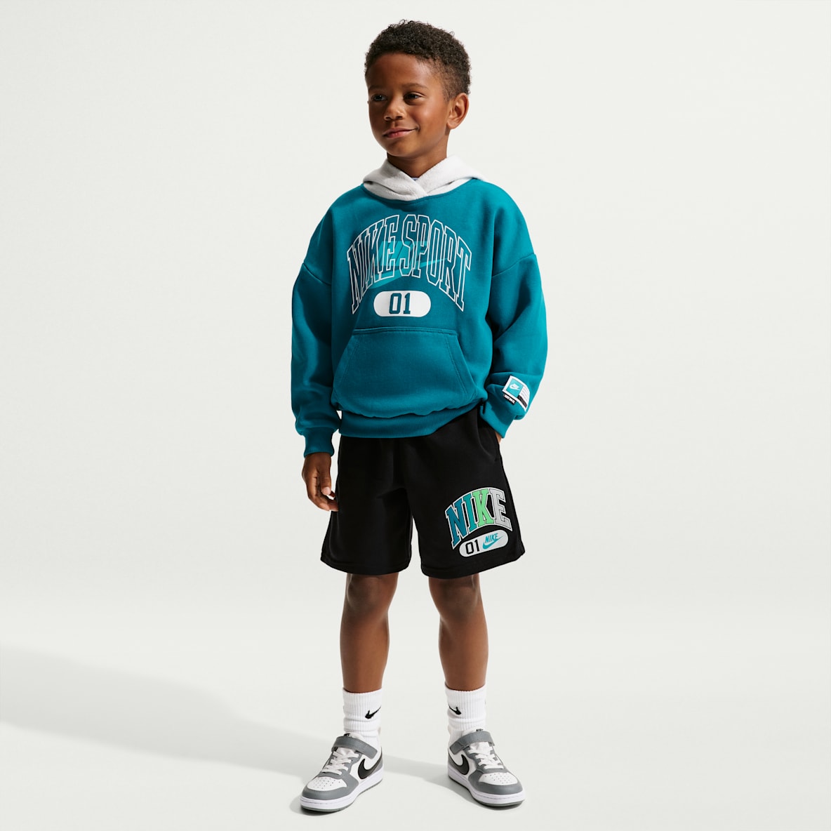 Nike Sportswear Little Kids' Multisport Fleece Shorts