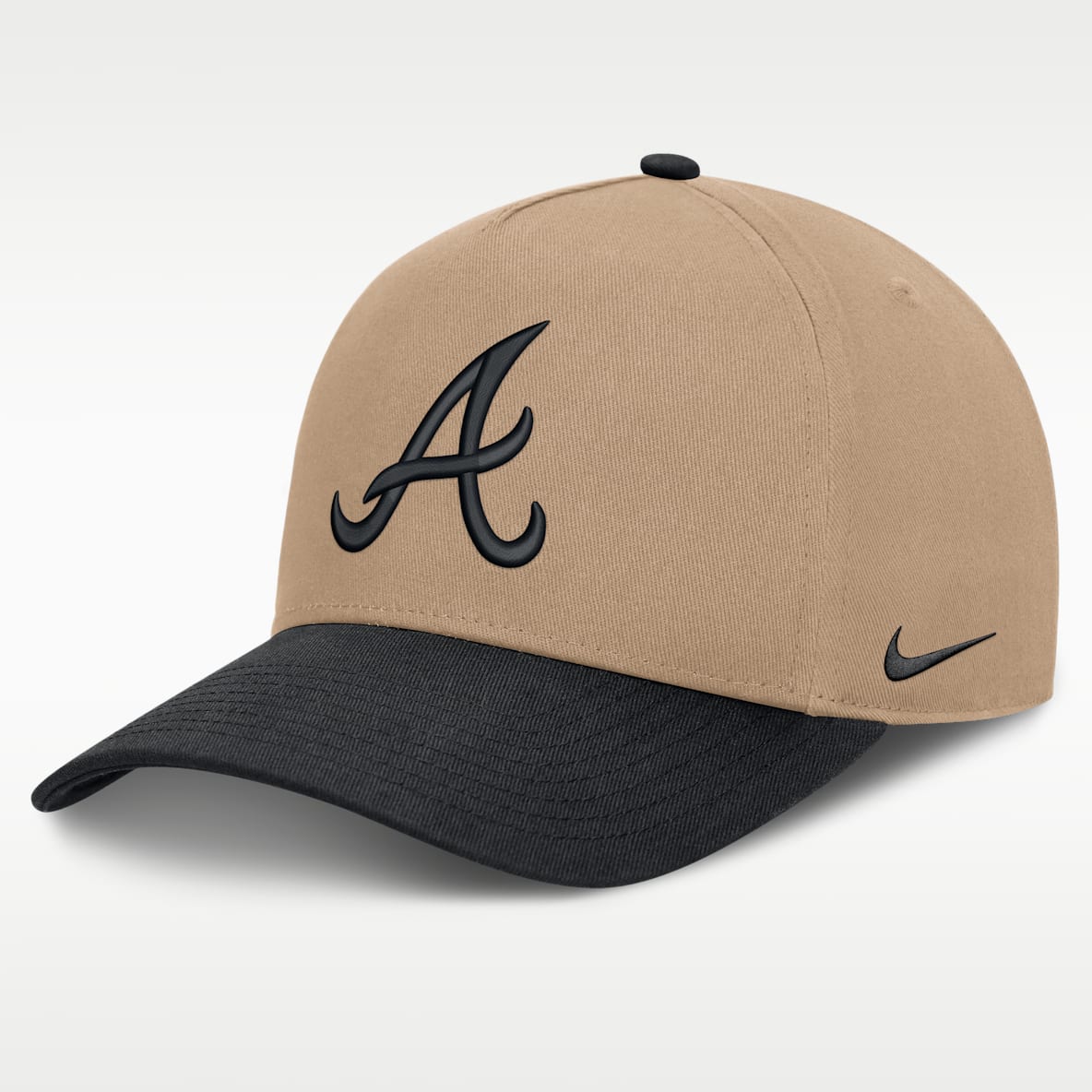 Atlanta Braves Rise Gorra de rejilla Nike de la MLB ajustable y con estructura A-Frame para hombre
