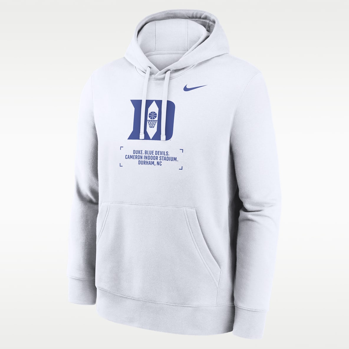 Duke Club Basketball 2-Hit Men's Nike College Pullover Hoodie
