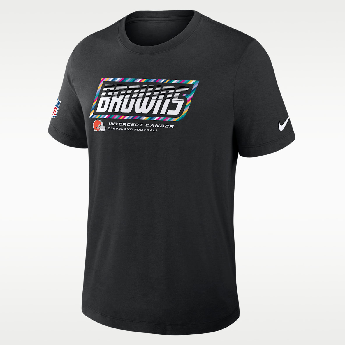 Cleveland Browns Crucial Catch Sideline Men's Nike Dri-FIT NFL T-Shirt