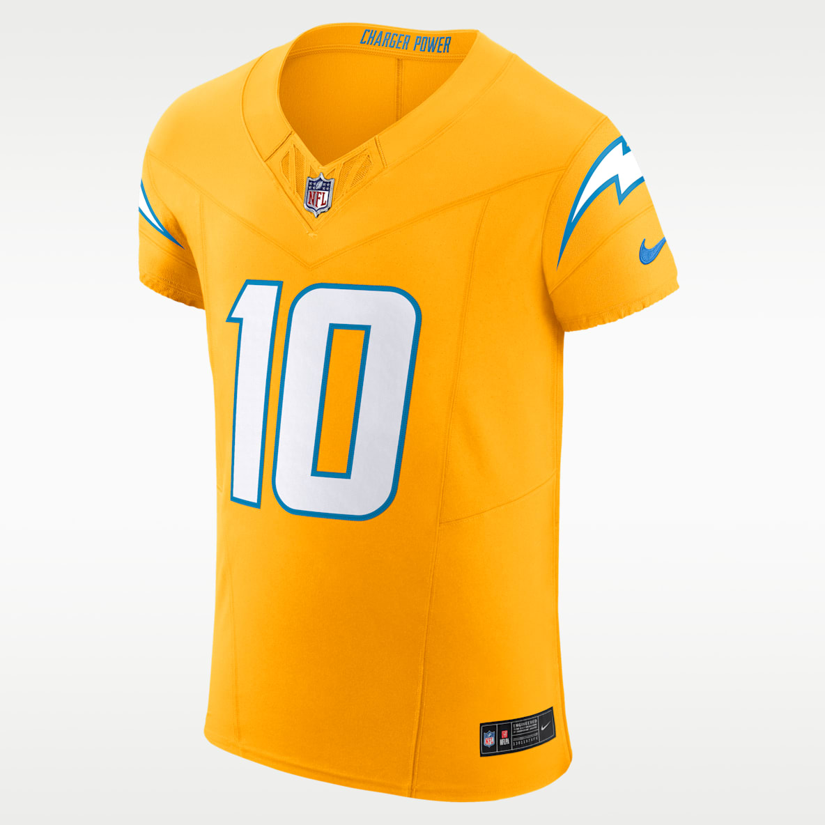 Justin Herbert Los Angeles Chargers Men's Nike Dri-FIT NFL Elite Jersey