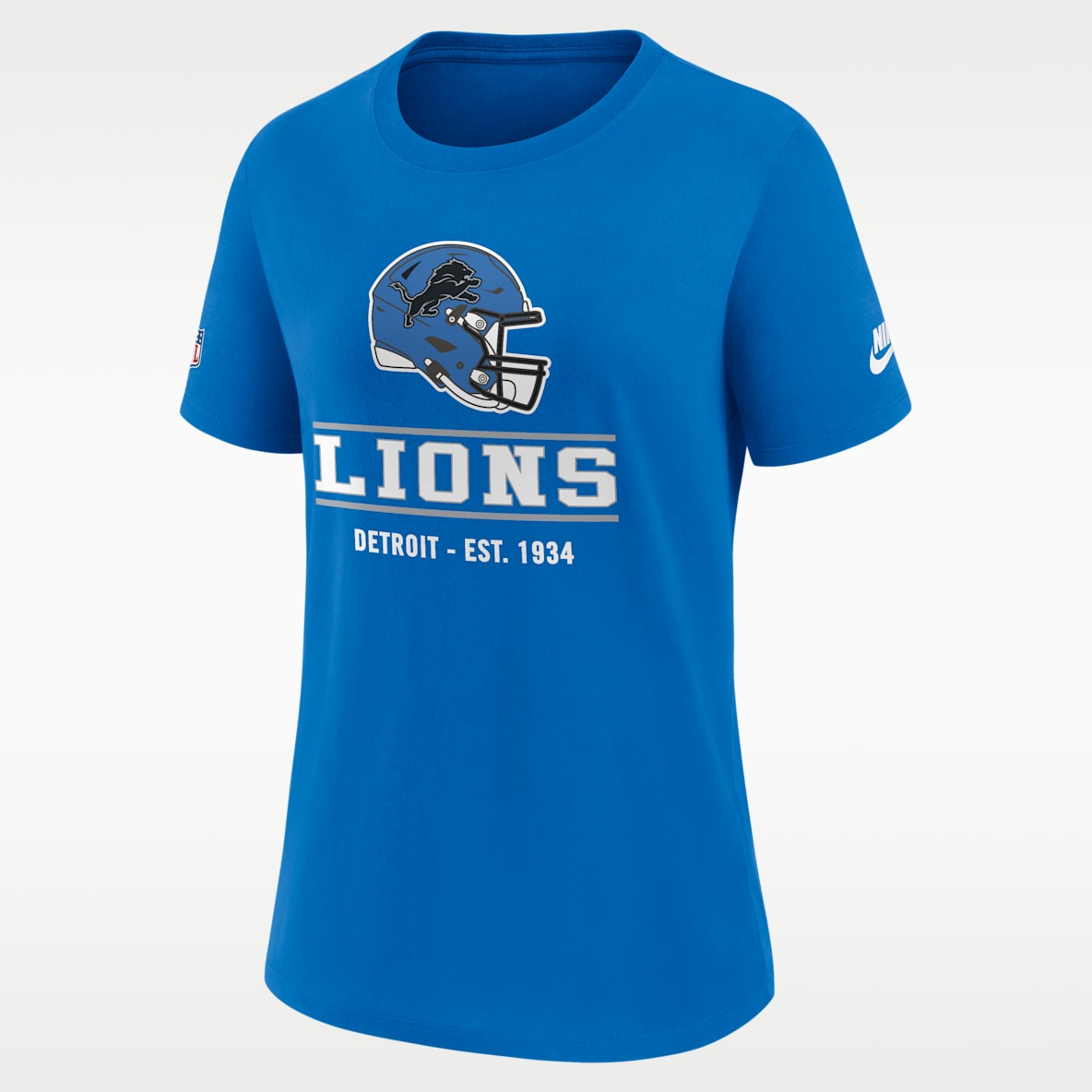 Detroit Lions Sideline Alt Playera Nike Dri-FIT de la NFL para mujer