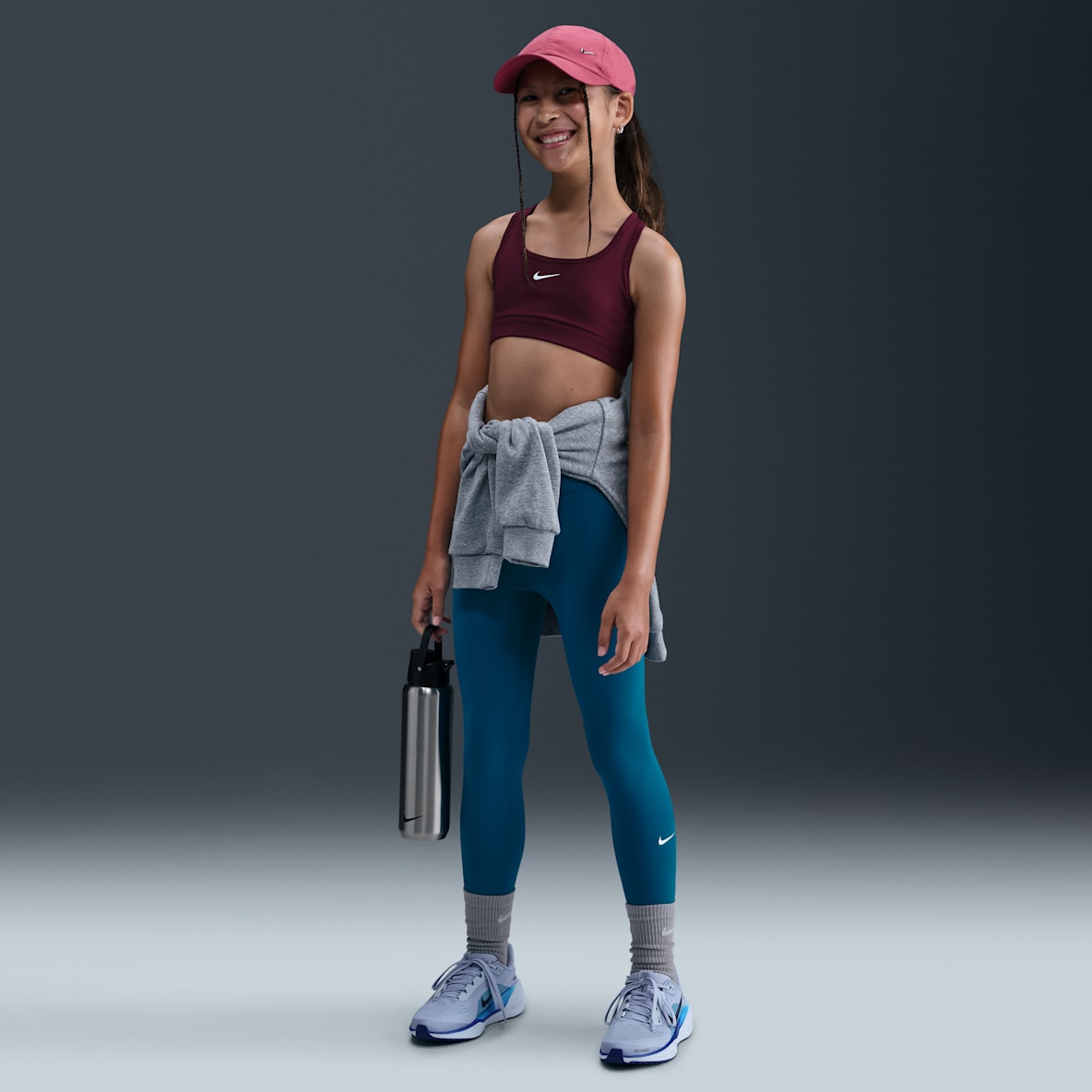Nike One Big Kids' (Girls') Dri-FIT High-Waisted Leggings