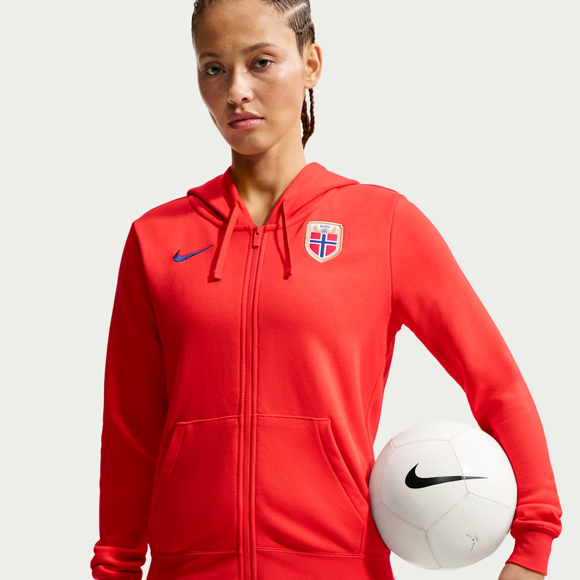 Norway Club Fleece Women's Nike Soccer Full-Zip Hoodie