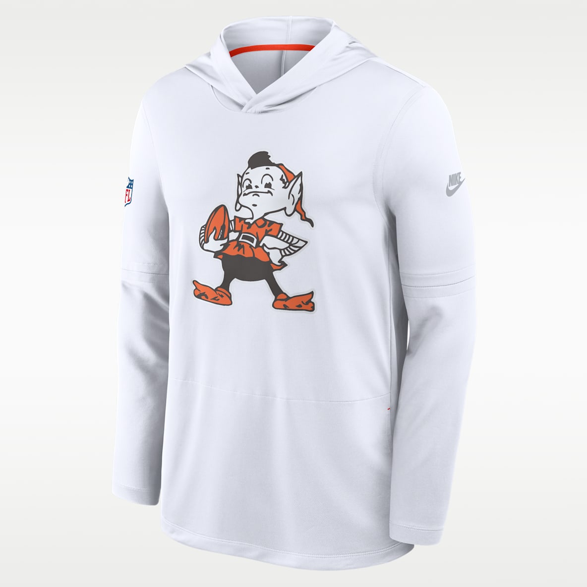 Cleveland Browns Alt Men's Nike Dri-FIT NFL Long-Sleeve Hooded Top