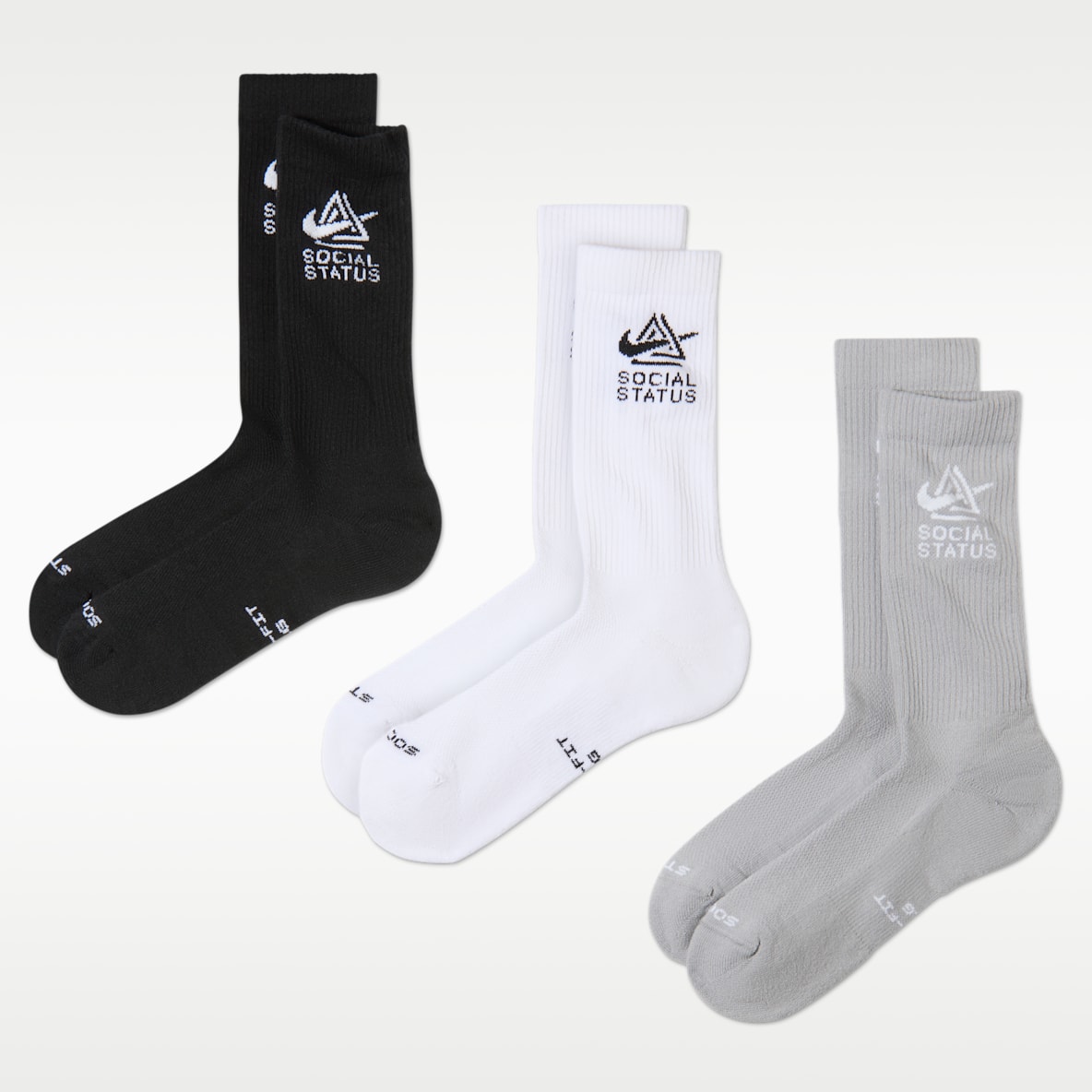 Nike Everyday Elevated x Social Status Crew Socks (3 Pairs)