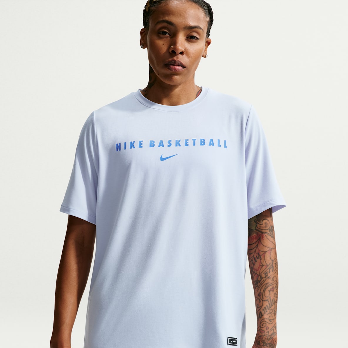 Nike Women's Dri-FIT Short-Sleeve Warm-Up Basketball Top