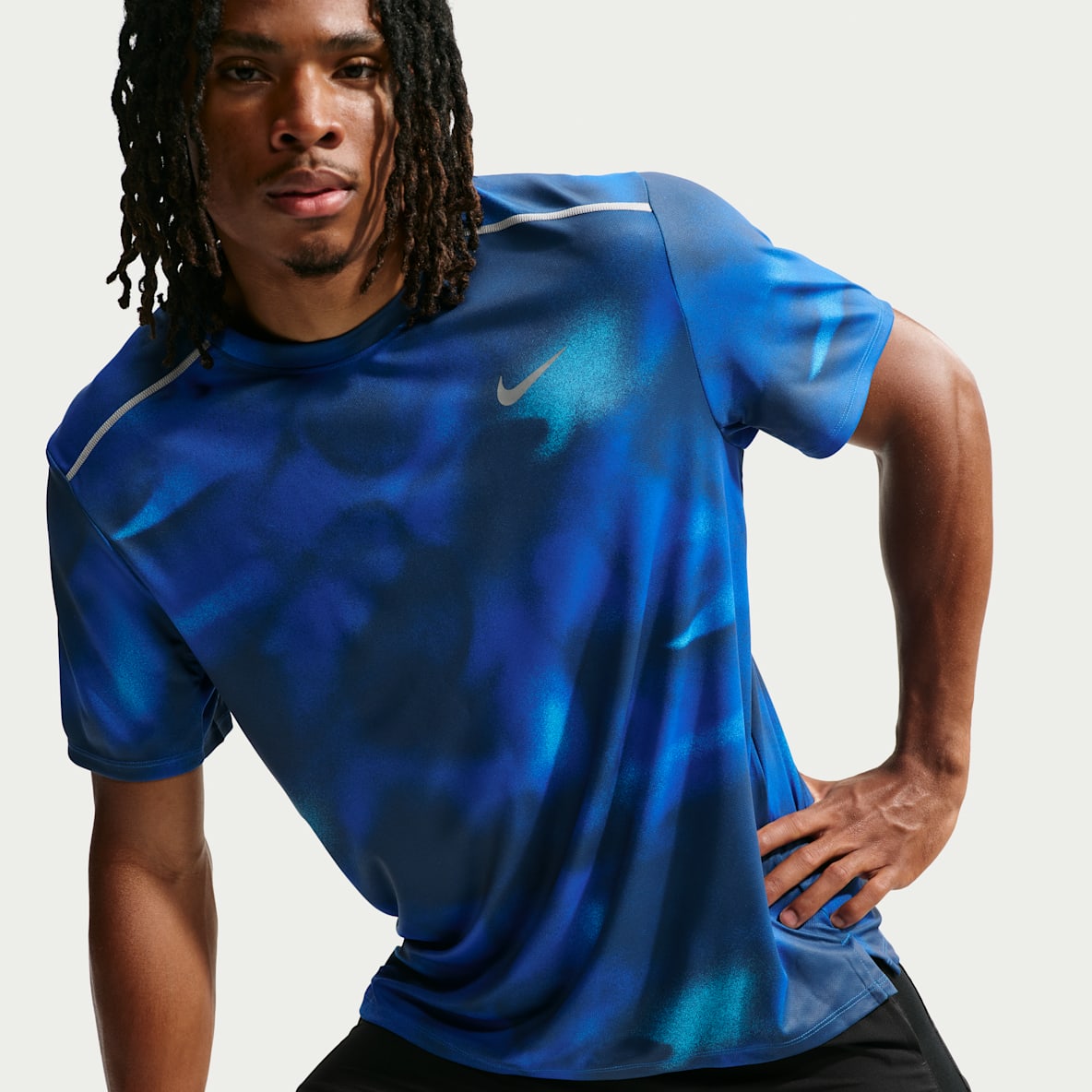 Nike Miler Dri-FIT kortermet løpeoverdel til herre