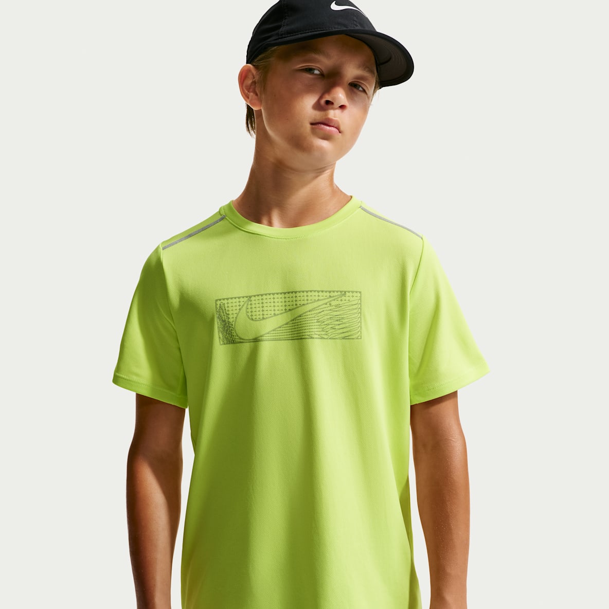Nike Miler Camisola de manga curta Júnior (Rapaz)