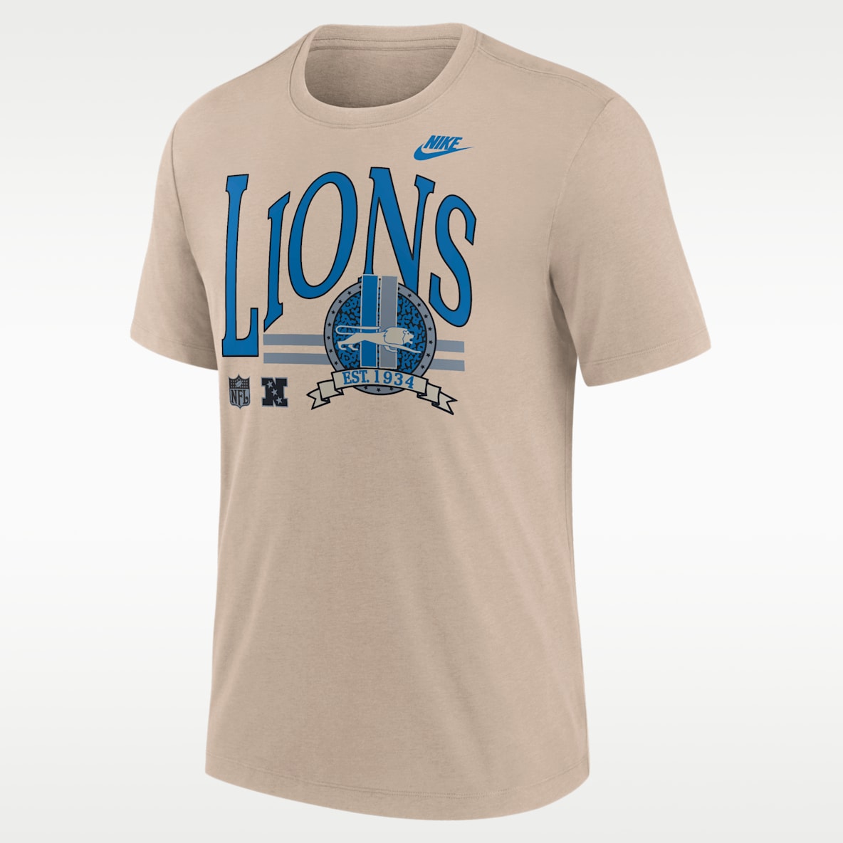 Detroit Lions Rewind Playera Nike de la NFL para hombre