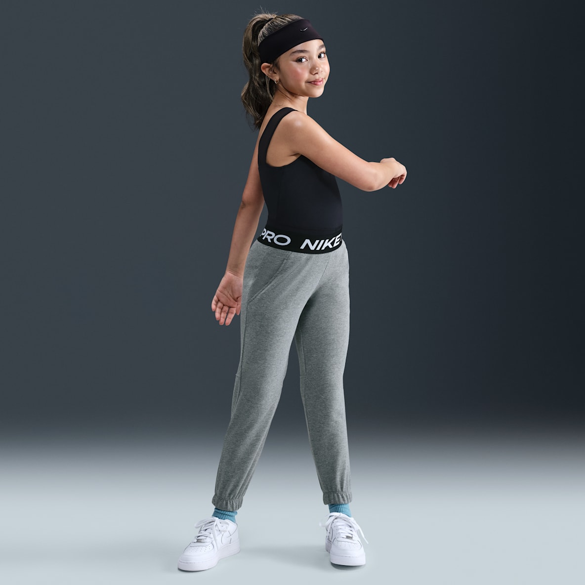 Nike Pro Fleece Big Kids' (Girls') Dri-FIT Joggers
