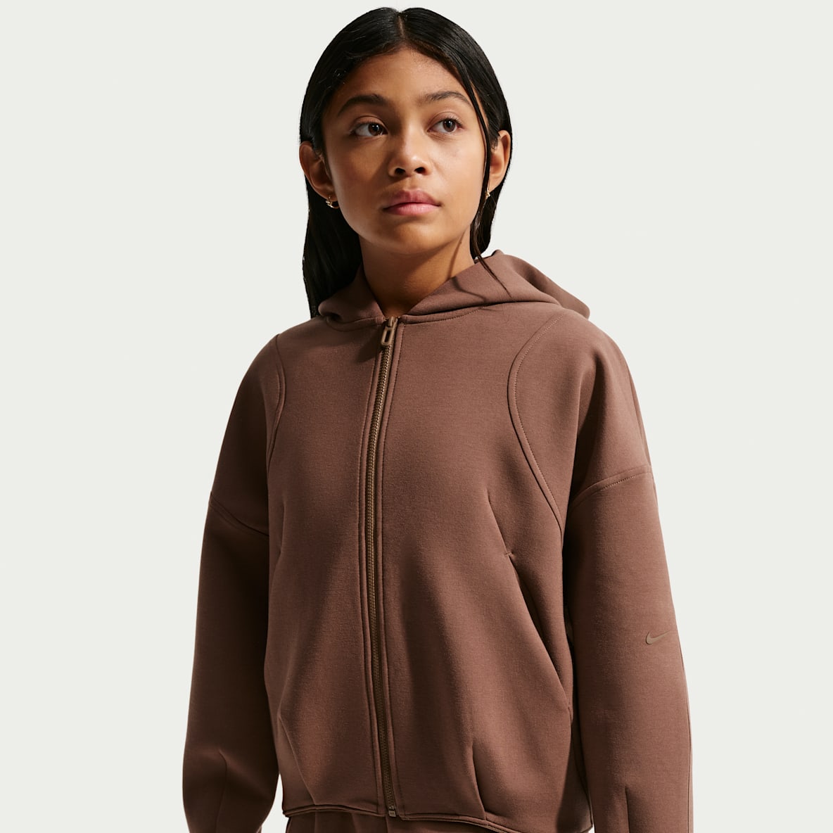 Nike MAVN Girls' Therma-FIT Knit Full-Zip Hoodie