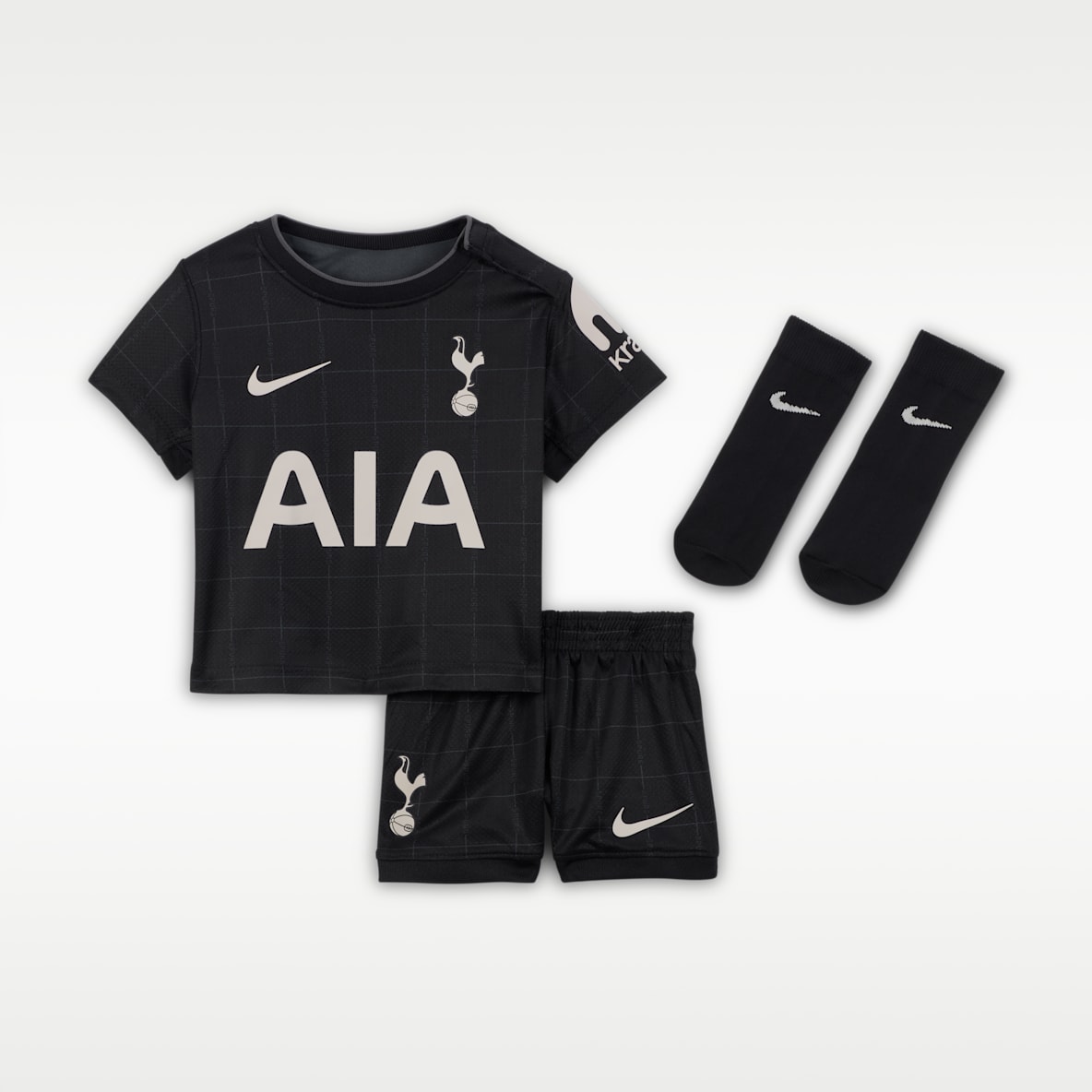 Tottenham Hotspur 2025/26 Stadium Away Baby/Toddler Nike Football Replica 3-Piece Kit