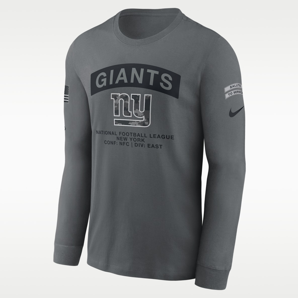 New York Giants Salute to Service Men's Nike NFL Long-Sleeve T-Shirt