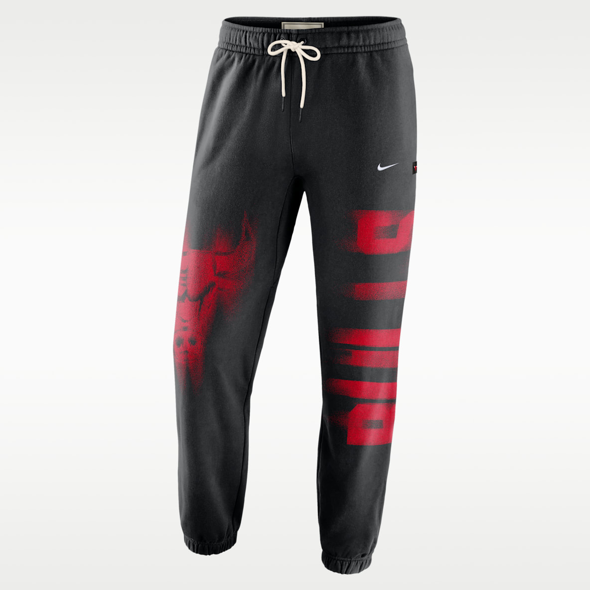 Chicago Bulls Standard Issue Pants de básquetbol de tejido Fleece Therma-FIT para hombre