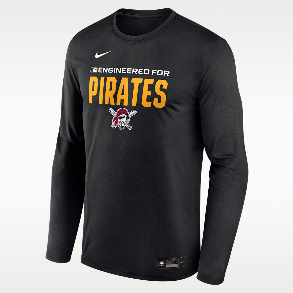 Pittsburgh Pirates Authentic Collection Team Issue Men's Nike Dri-FIT MLB Long-Sleeve T-Shirt