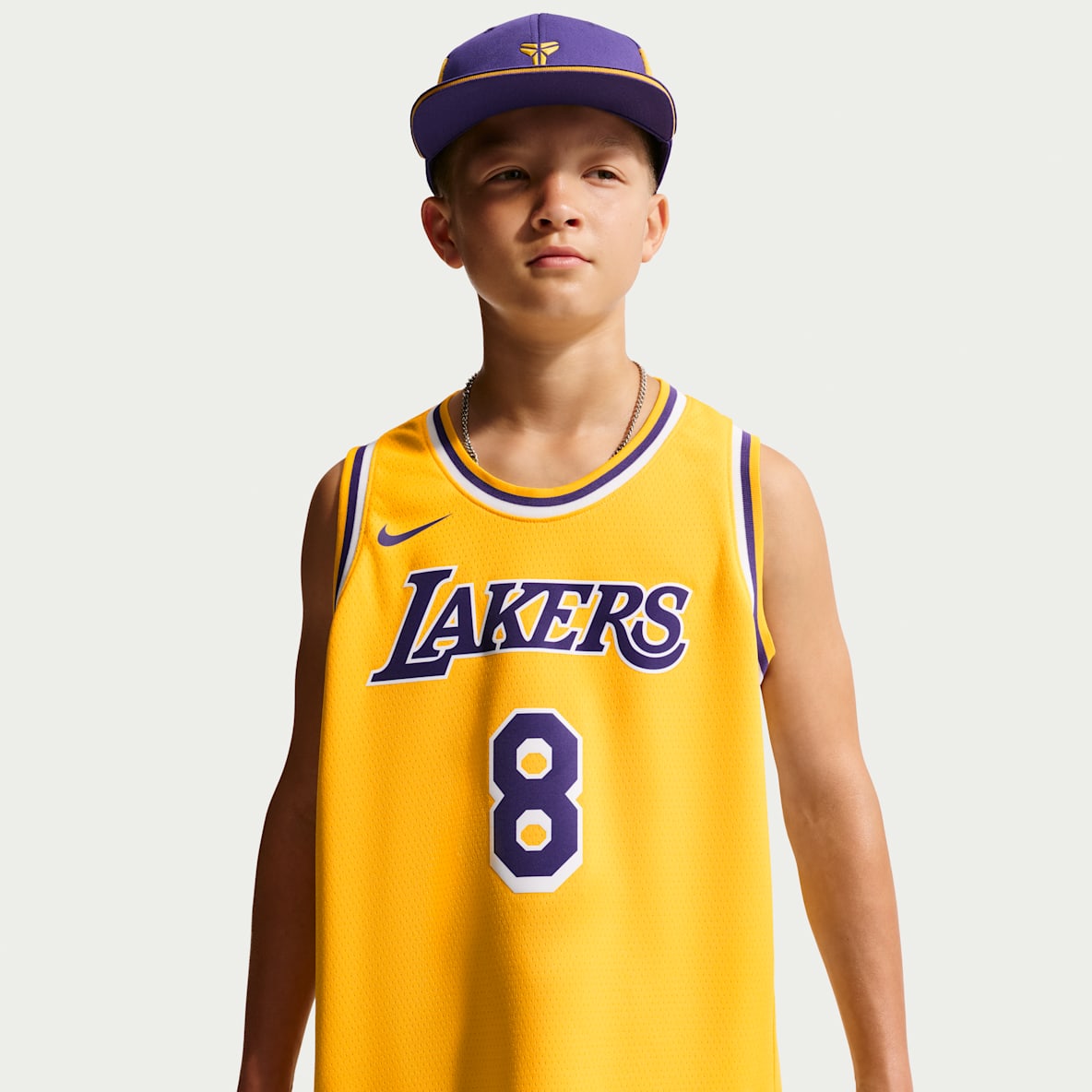 Los Angeles Lakers Icon Edition Maillot Nike NBA Swingman pour ado