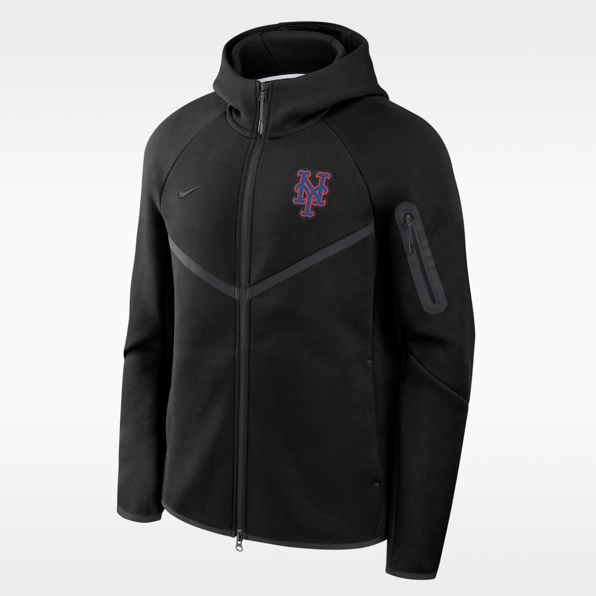 New York Mets Tech Fleece Windrunner Men's Nike MLB Full-Zip Hooded Jacket