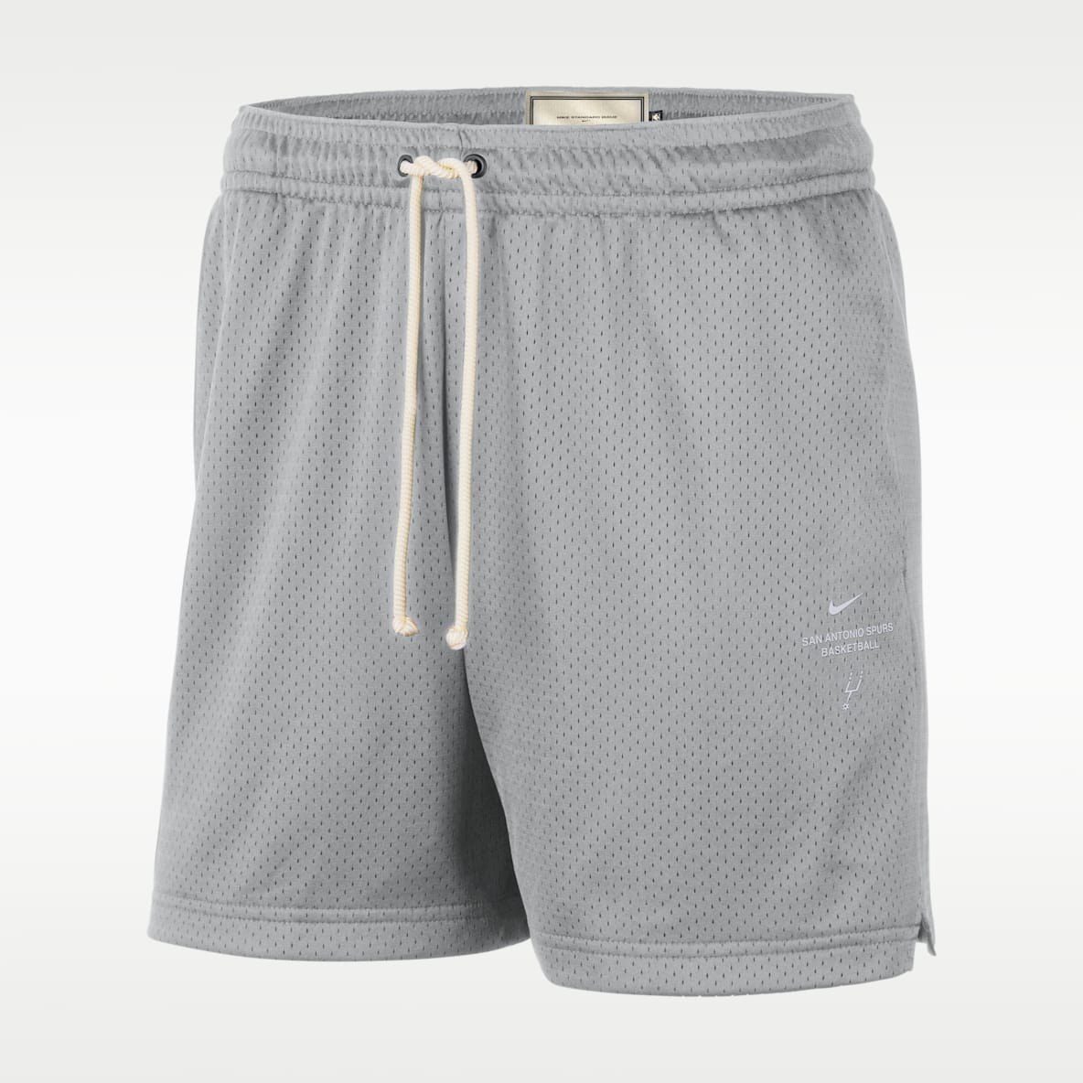 San Antonio Spurs Standard Issue Short de basket Dri-FIT en mesh 13 cm pour homme
