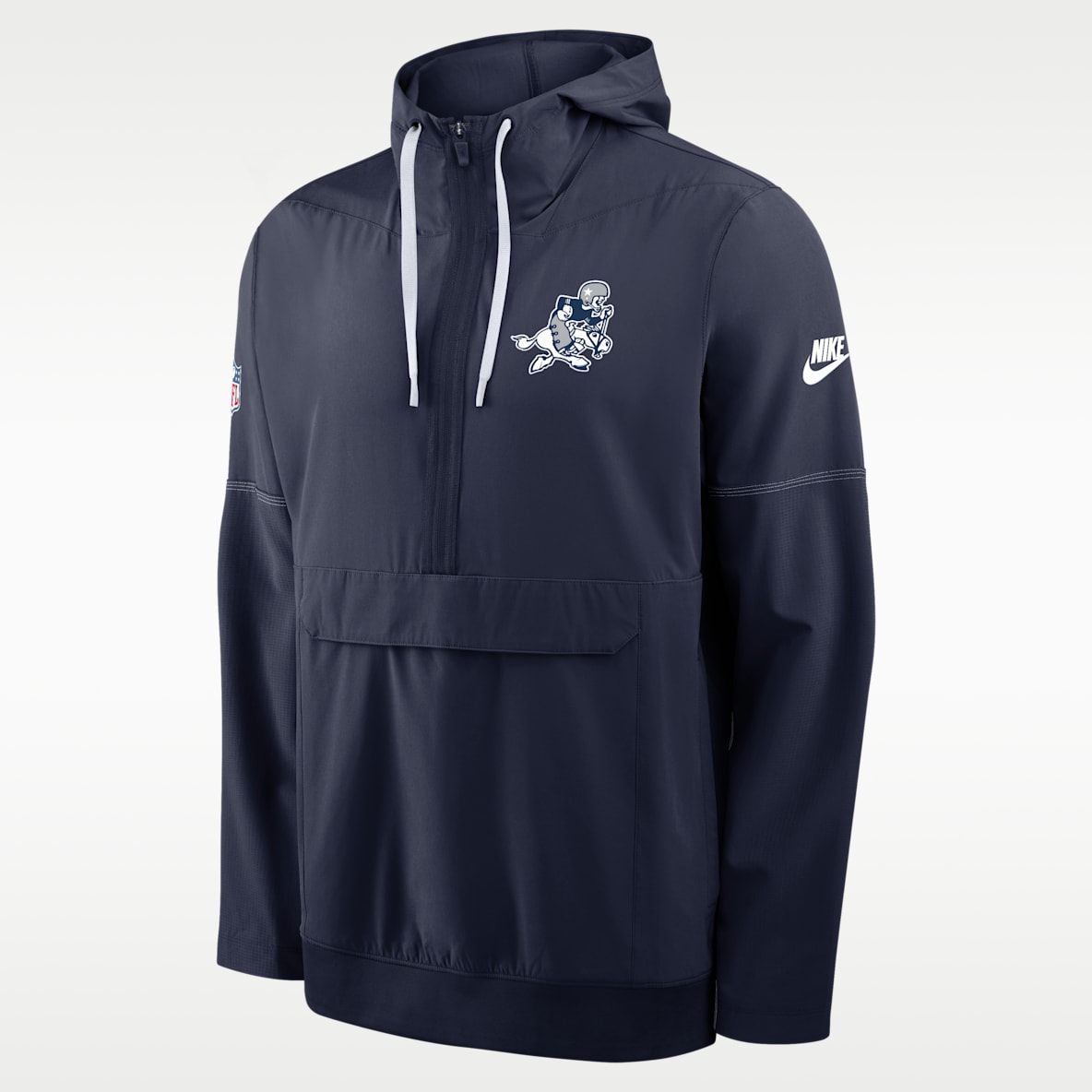 Dallas Cowboys Alt Anorak Men's Nike NFL 1/2-Zip Hooded Jacket