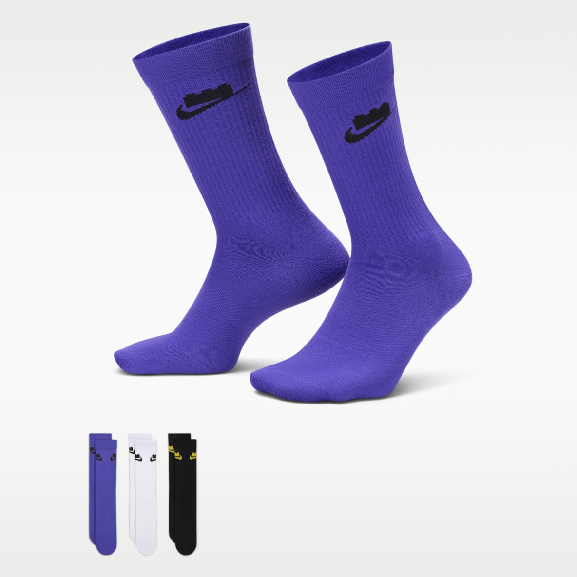 Nike x LEGO® Collection Everyday Essentials Crew Socks (3 Pairs)