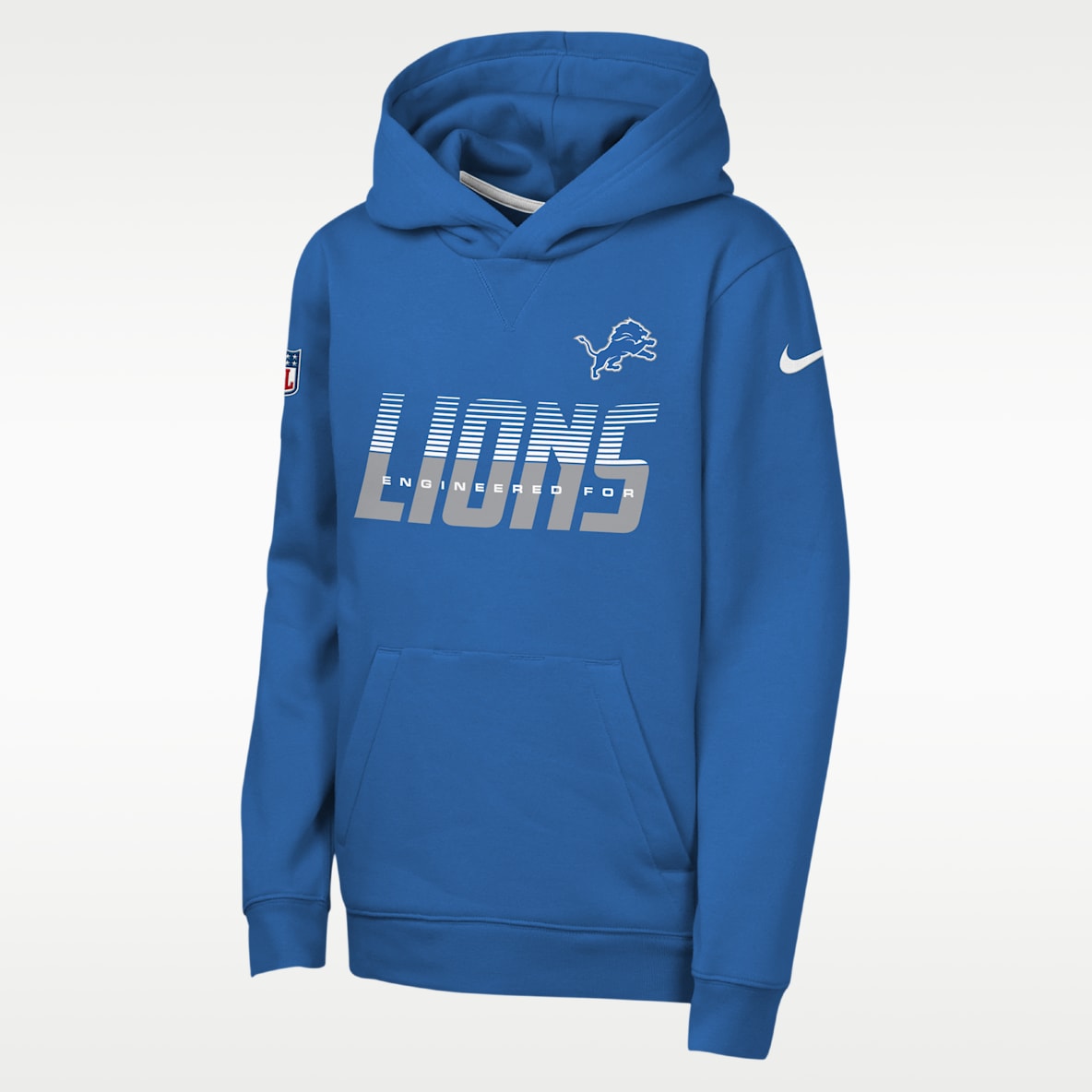 Detroit Lions Sideline Big Kids' Nike NFL Pullover Hoodie