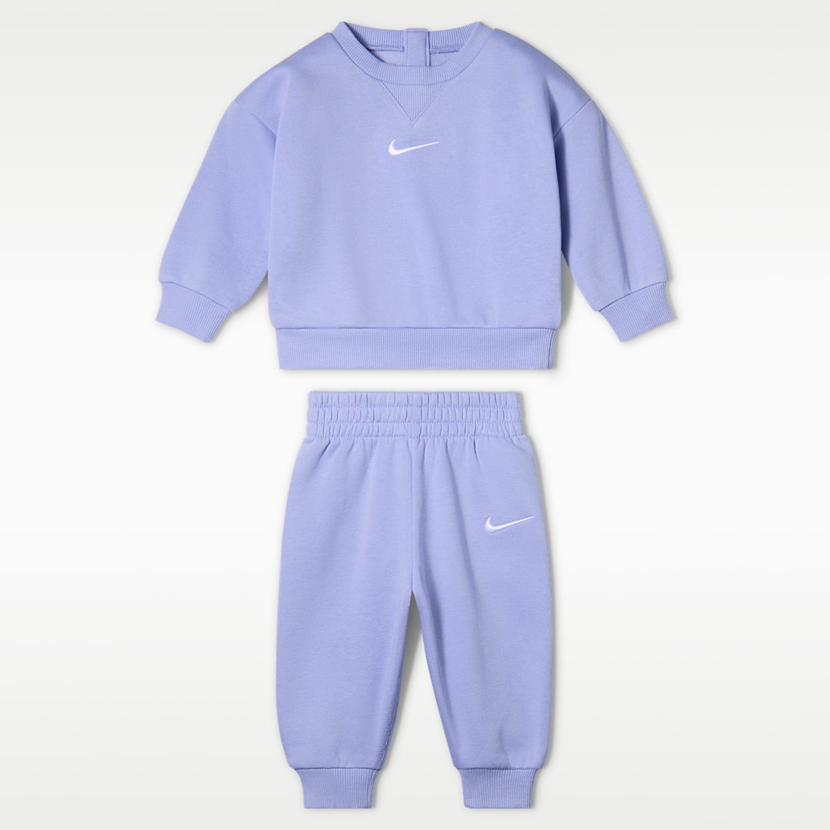 Nike Baby (0–9M) Essential Fleece 2-Piece Crew Set