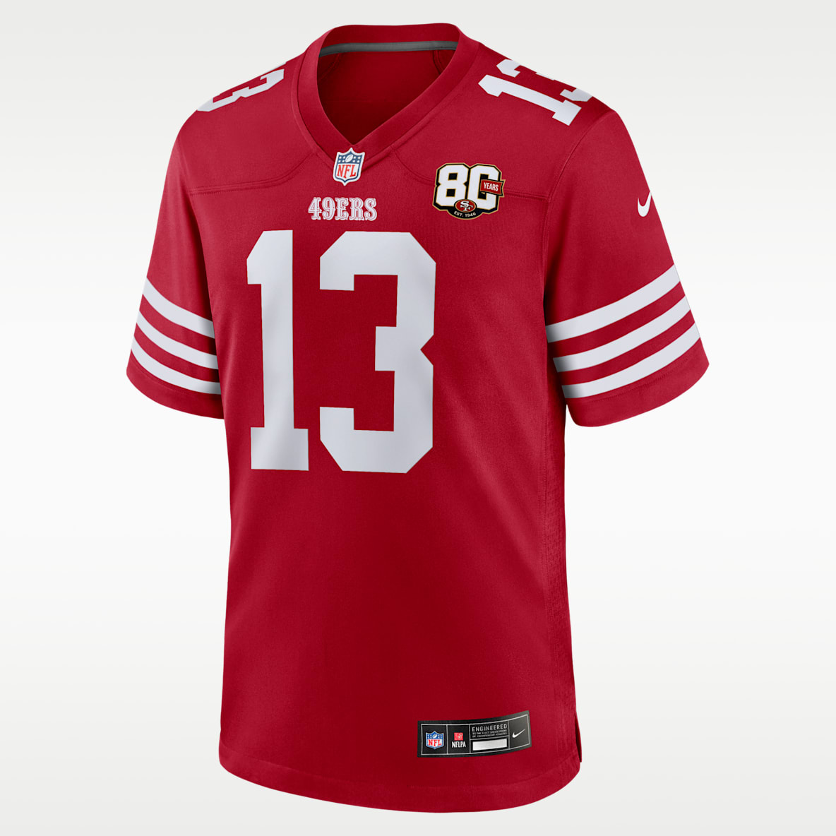 Brock Purdy San Francisco 49ers 80th Anniversary Men's Nike NFL Game Jersey