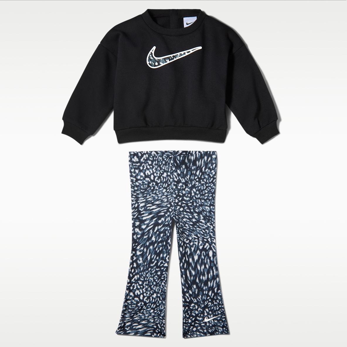 Nike Souprava mikiny s kulatým výstřihem a legín s potiskem pro kojence (12–24 měsíců)