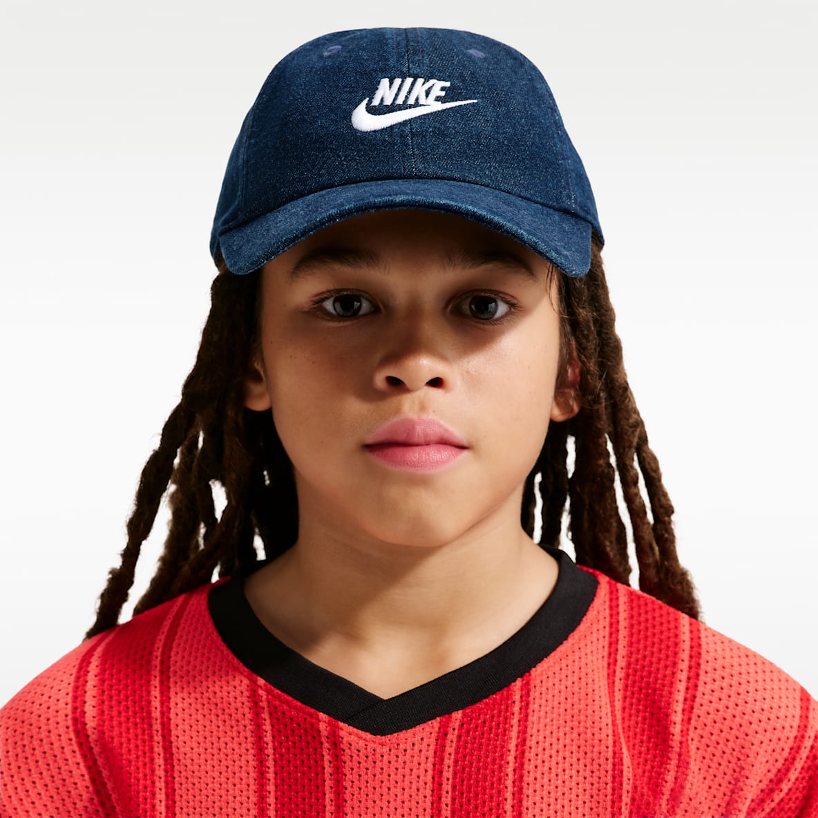 Nike Club Ongestructureerde denim pet voor kids
